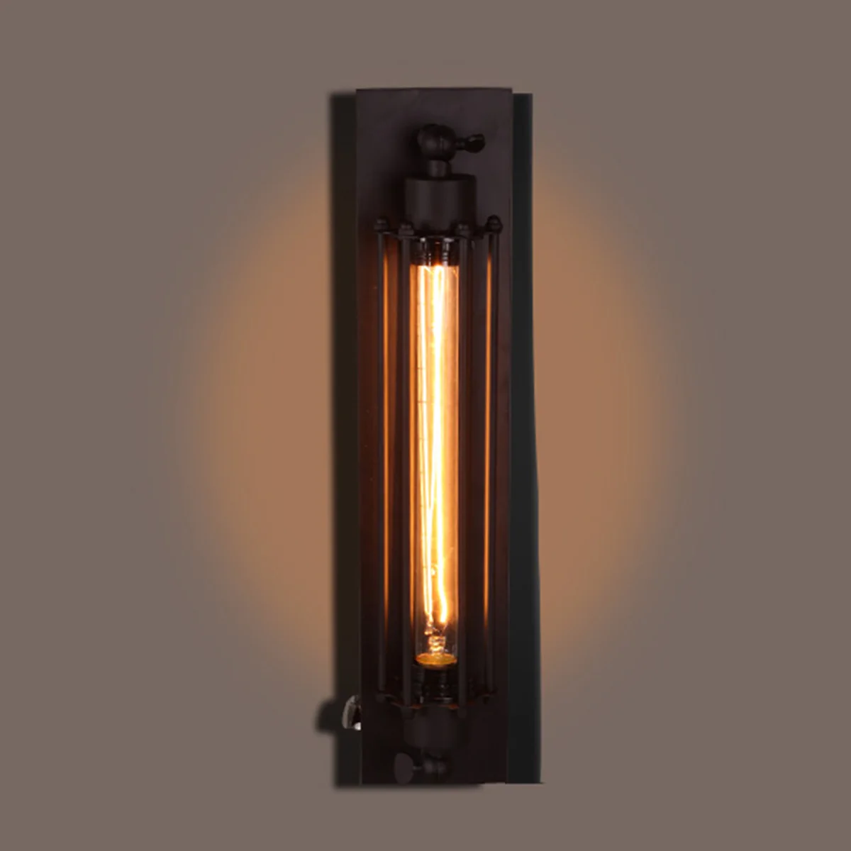 Винтажная Ретро промышленная E27 110 220V настенная лампа светодиодный W filament