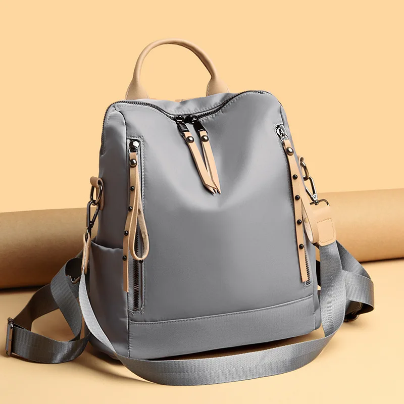 wholesale new spring 2021 han edition of nylon backpack female fashion double zipper backpack backpack to travel
wholesale new spring 2021 han edition of nylon backpack female fashion double zipper backpack backpack to travel
