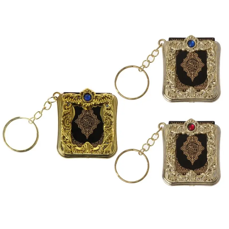 2021 New Mini Ark Quran Book Real Paper Can Read Arabic The Koran Keychain Muslim Jewelry
2021 New Mini Ark Quran Book Real Paper Can Read Arabic The Koran Keychain Muslim Jewelry