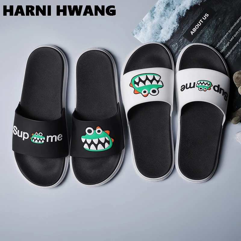 Summer Cartoon Crocodile Pattern Fashion Slippers Sole Soft and Comfortable One-word Slippers Beach Outdoor Sandals Full Size
Summer Cartoon Crocodile Pattern Fashion Slippers Sole Soft and Comfortable One-word Slippers Beach Outdoor Sandals Full Size