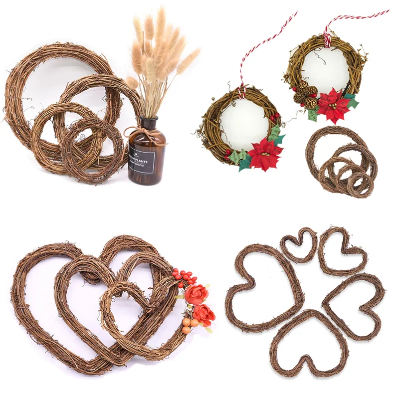 8-30cm Natural Rattan Round Love Wreaths Wall Hanging Ornaments Xmas Easter Wedding Party Home Decor Supplies DIY Garland Crafts
8-30cm Natural Rattan Round Love Wreaths Wall Hanging Ornaments Xmas Easter Wedding Party Home Decor Supplies DIY Garland Crafts