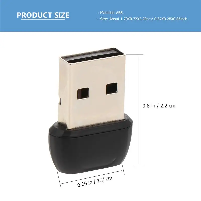 1Pc 5.0 Adapter USB Wireless Adapter Portable Audio Receiver Computer Adapter
1Pc 5.0 Adapter USB Wireless Adapter Portable Audio Receiver Computer Adapter