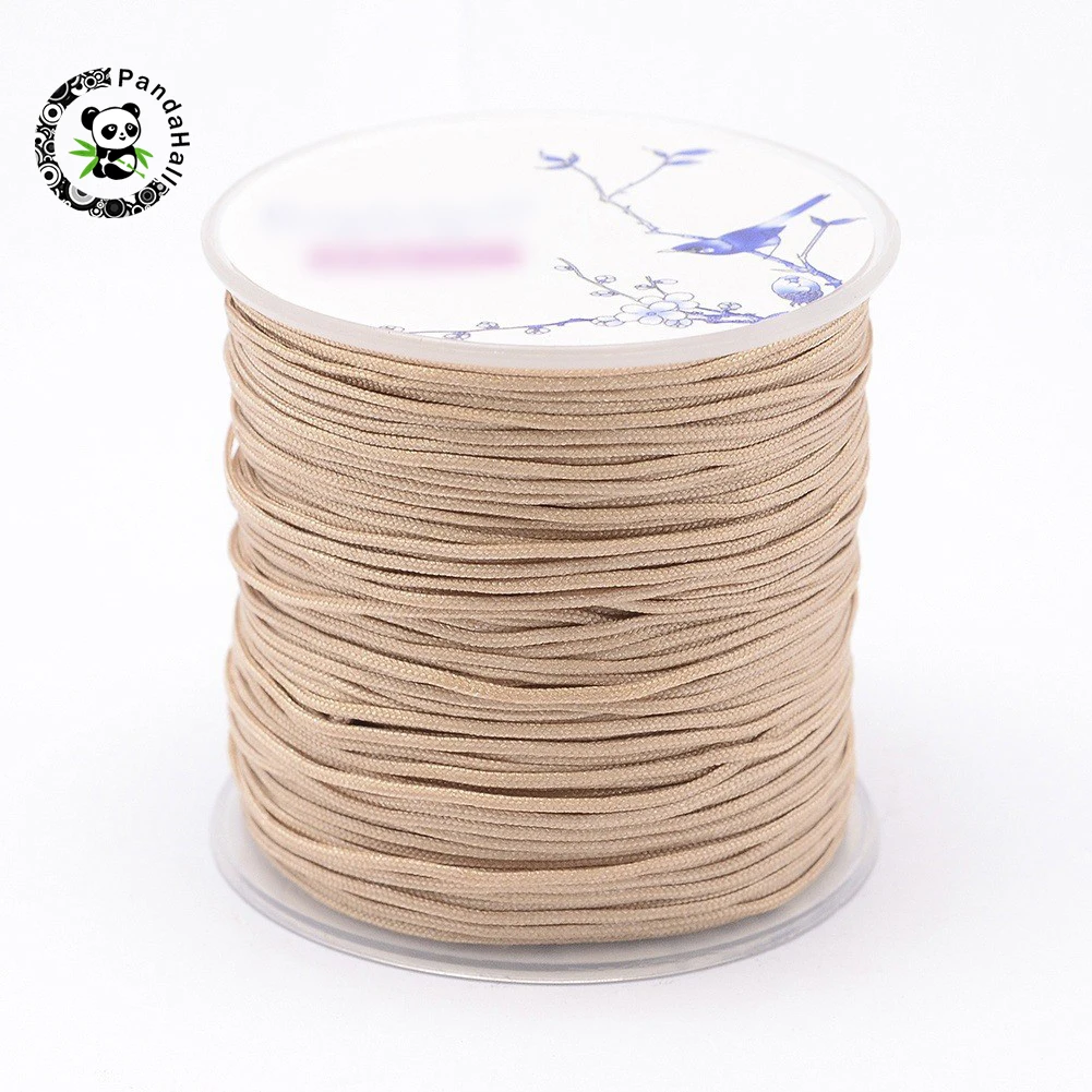 1 Roll Nylon Threads Black And Wheat 1mm For Party Wedding Decoration Accessory DIY Cord,100m/Roll
1 Roll Nylon Threads Black And Wheat 1mm For Party Wedding Decoration Accessory DIY Cord,100m/Roll