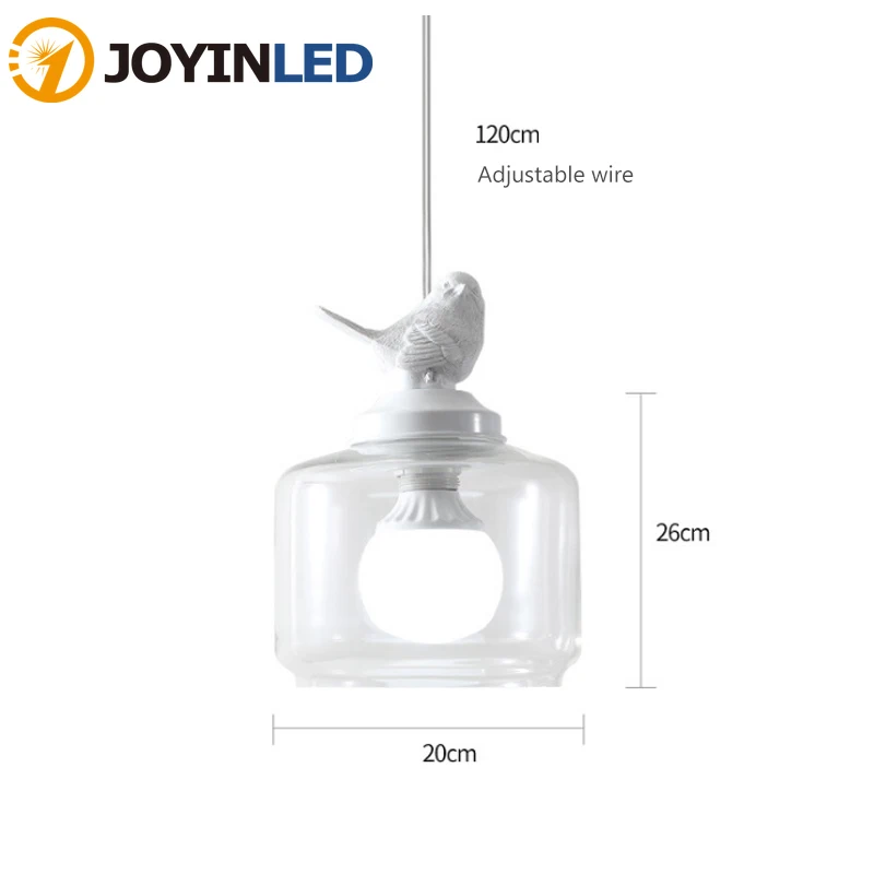 Bird lamp Hanglamp candiles de cristal Moder Pendant lighting for Kitchen island children's lamp room glass bar white creative
Bird lamp Hanglamp candiles de cristal Moder Pendant lighting for Kitchen island children's lamp room glass bar white creative