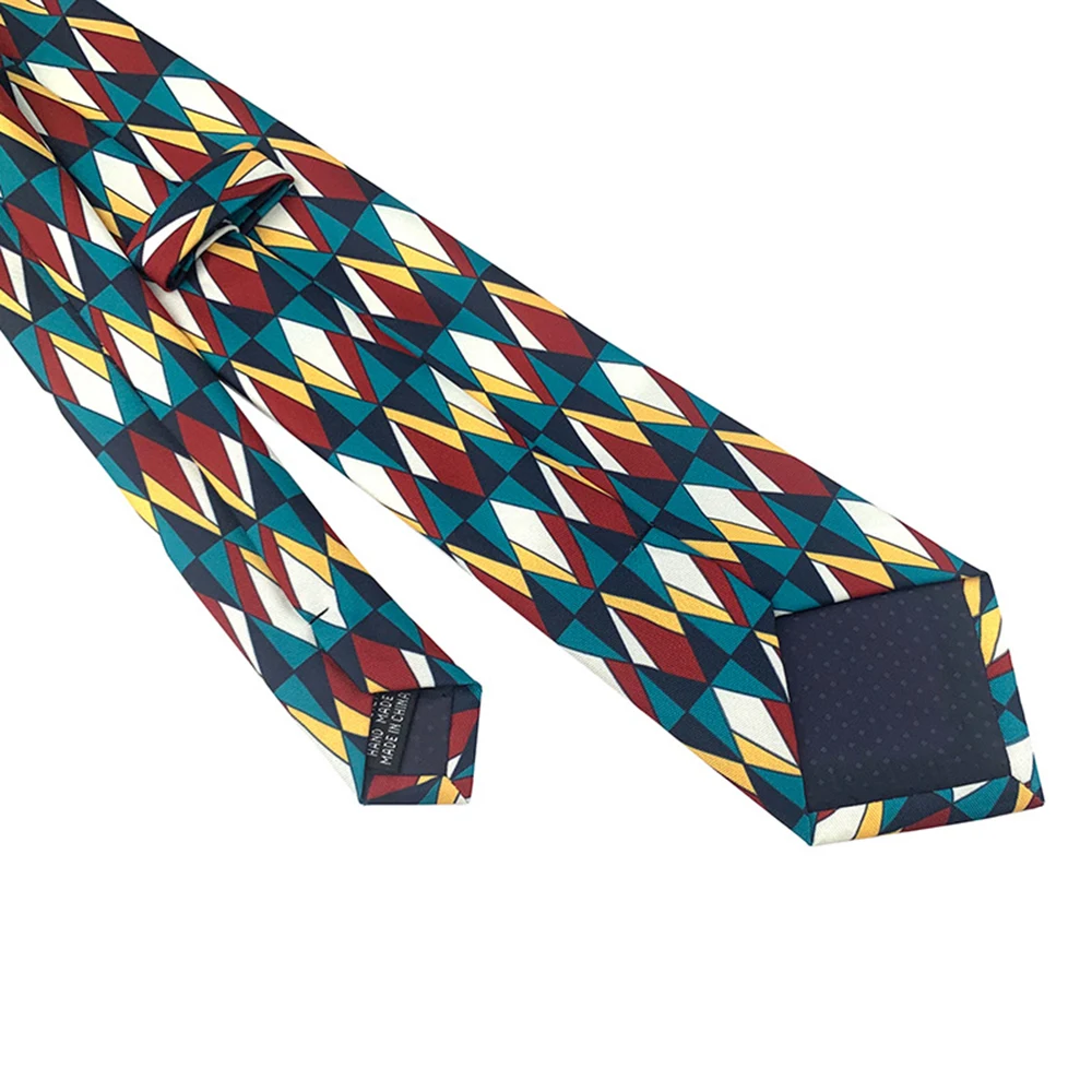 Мужской галстук с принтом дизайнерский в полоску цветочный узор 8 см для мужчин