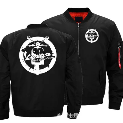 New Fashion Autumn Winter Vespa Logo Jacket Men Round Collar Baseball Flight Jacket Male Uniform Coat
New Fashion Autumn Winter Vespa Logo Jacket Men Round Collar Baseball Flight Jacket Male Uniform Coat