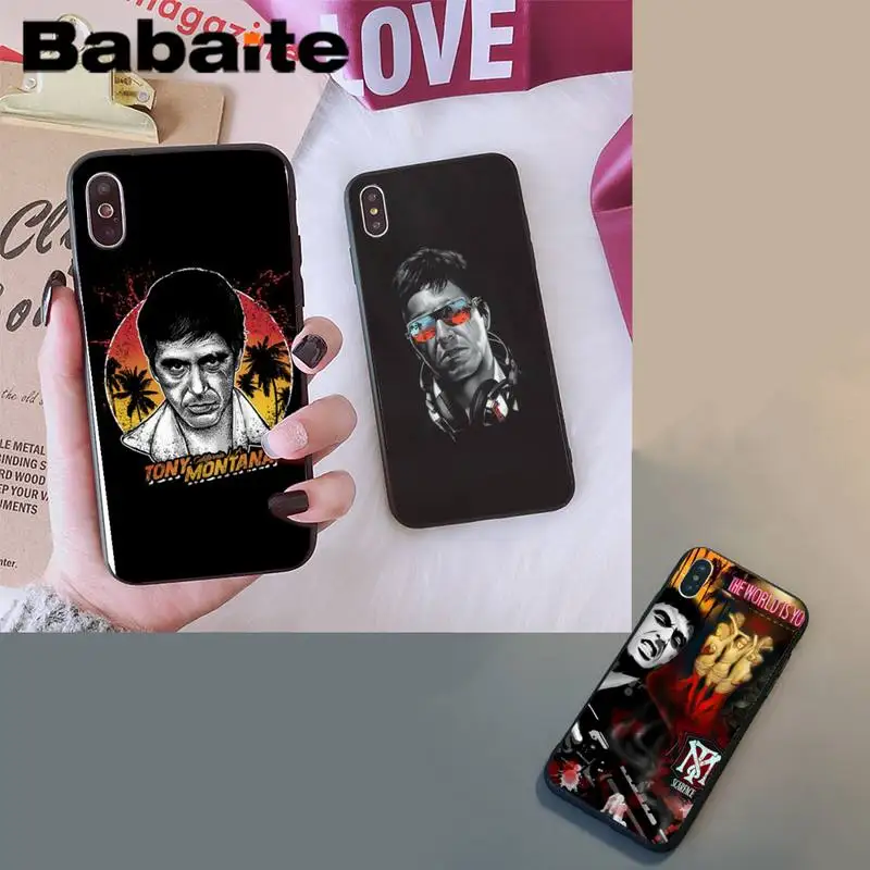 Babaite Scarface Tony Montana Painted Phone Case for iPhone 8 7 6 6S Plus X XS MAX 5 5S SE XR 11 11pro promax
Babaite Scarface Tony Montana Painted Phone Case for iPhone 8 7 6 6S Plus X XS MAX 5 5S SE XR 11 11pro promax