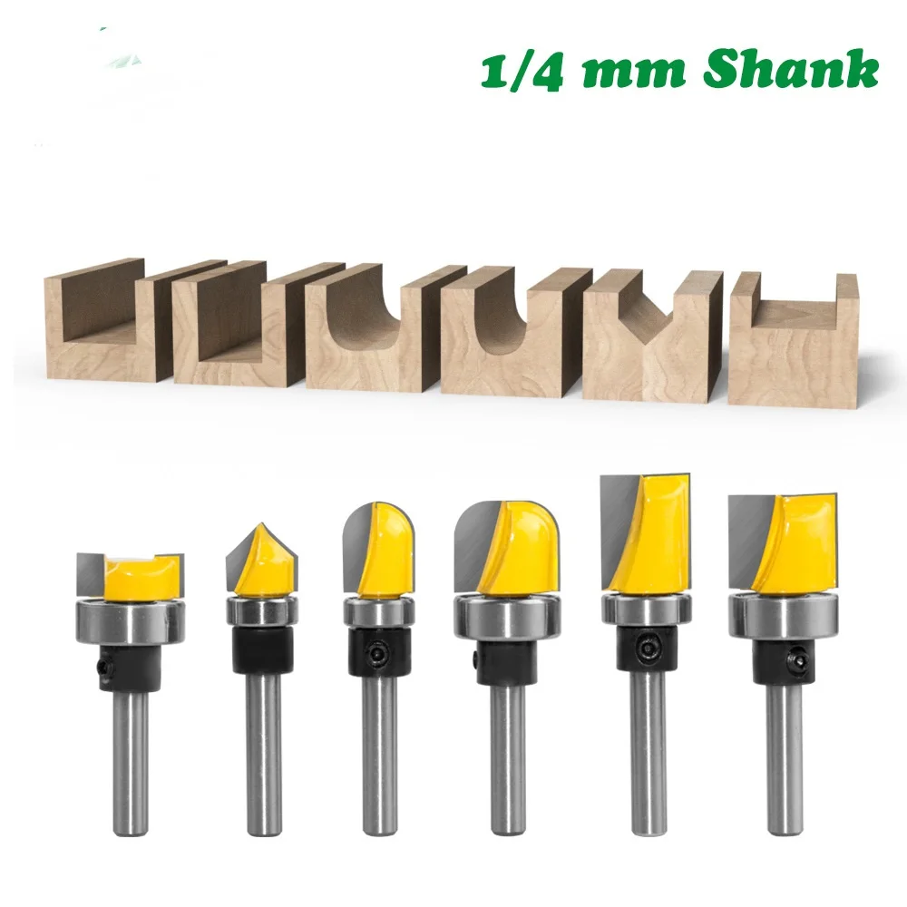 6pc 1/4" Shank V Groove Sign Lettering V Grooving Router Bit Pattern Template Woodworking Cutter for Wood Tool
6pc 1/4" Shank V Groove Sign Lettering V Grooving Router Bit Pattern Template Woodworking Cutter for Wood Tool