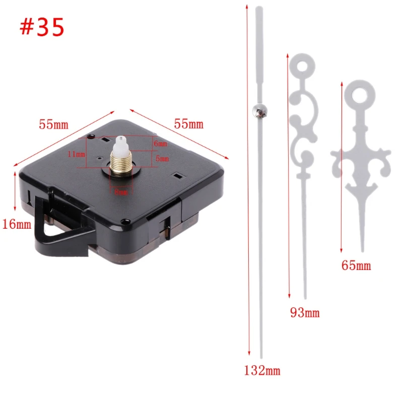 Quartz Clock Movement Mechanism Hands Wall Repair Tool Parts Silent Kit Set DIY Q0KA
Quartz Clock Movement Mechanism Hands Wall Repair Tool Parts Silent Kit Set DIY Q0KA