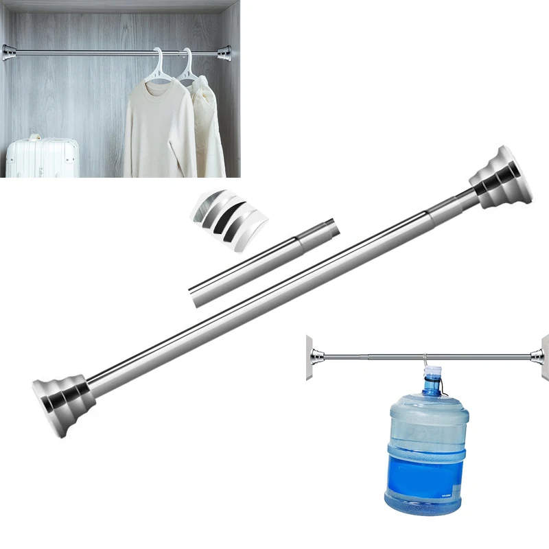 1pcs 50-90CM Wall-mounted Stainless Steel Telescopic Shower Curtain Rod Adjustable Bathroom Towels Clothes Rail
1pcs 50-90CM Wall-mounted Stainless Steel Telescopic Shower Curtain Rod Adjustable Bathroom Towels Clothes Rail