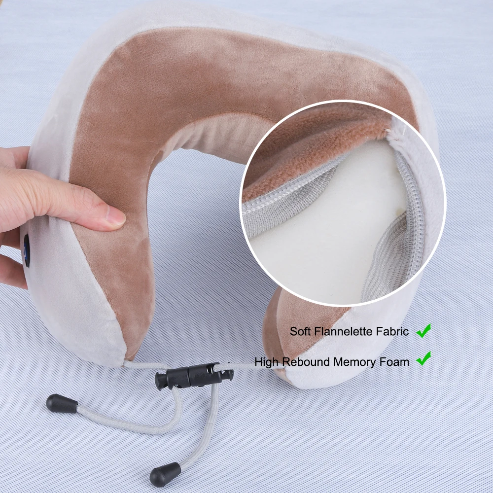 Adjustable U-Shaped Pillow Portable Electric Neck Pillow Memory Foam Soft Slow Rebound Space Travel Pillow Neck Pillow Sleep
Adjustable U-Shaped Pillow Portable Electric Neck Pillow Memory Foam Soft Slow Rebound Space Travel Pillow Neck Pillow Sleep