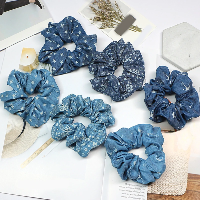 1PC Vintage Scrunchie Stretch Headband Dot Blue Scrunchies Women Elastic Hair Bands Girls Hair Ties Striped Hair Accessories
1PC Vintage Scrunchie Stretch Headband Dot Blue Scrunchies Women Elastic Hair Bands Girls Hair Ties Striped Hair Accessories