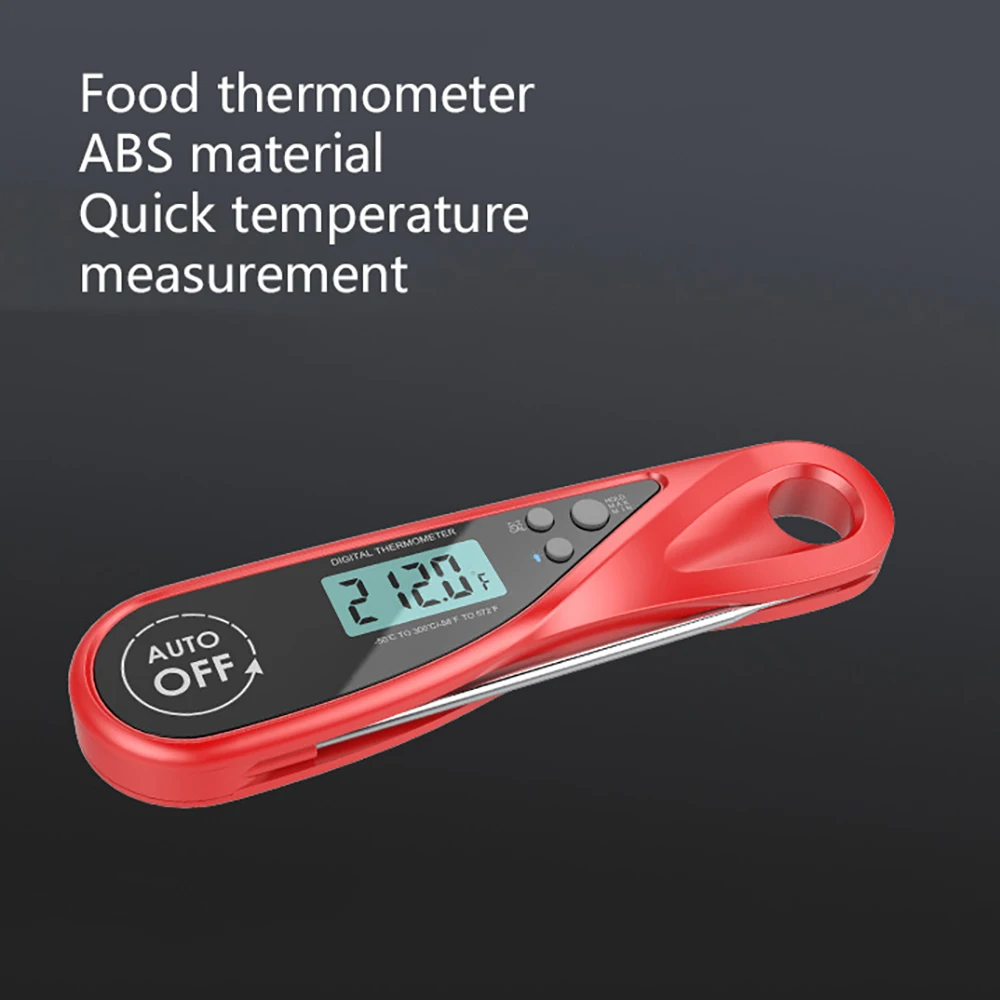Digital Electronic Food Meat Thermometer LED Kitchen Cooking BBQ Grill Foldable
Digital Electronic Food Meat Thermometer LED Kitchen Cooking BBQ Grill Foldable
