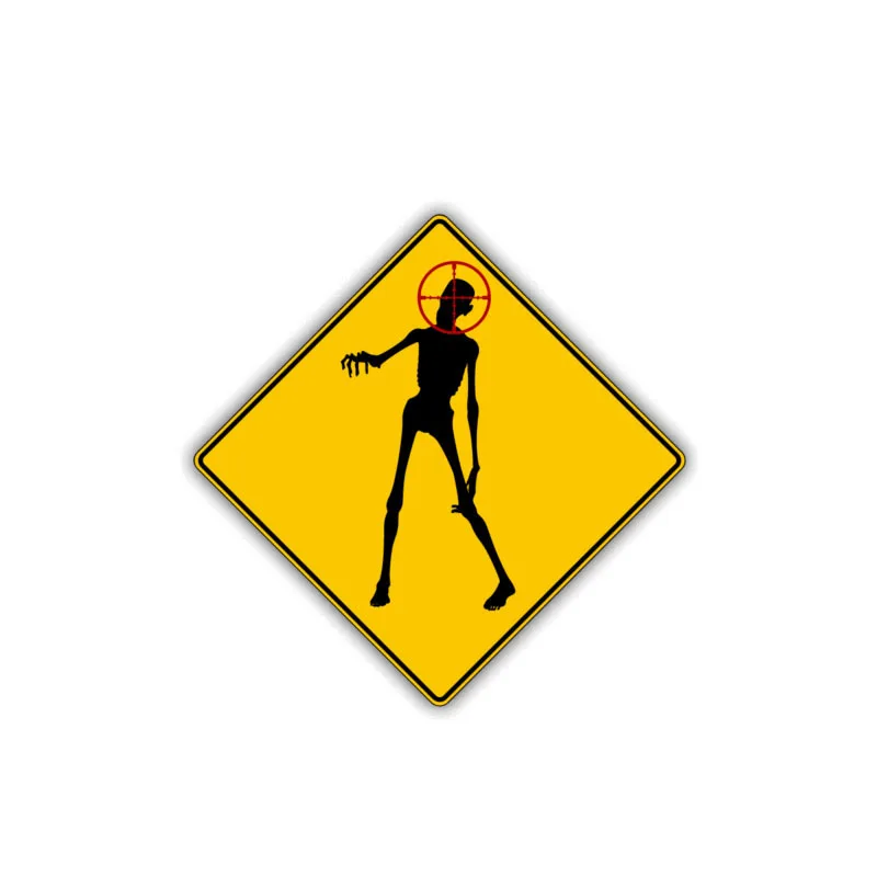 Funny Zombie Hunting Warning Car Sticker Decals Cover Scratches Decoration Bodywork Windshield Sunscreen Suv Interior KK13*13cm
Funny Zombie Hunting Warning Car Sticker Decals Cover Scratches Decoration Bodywork Windshield Sunscreen Suv Interior KK13*13cm