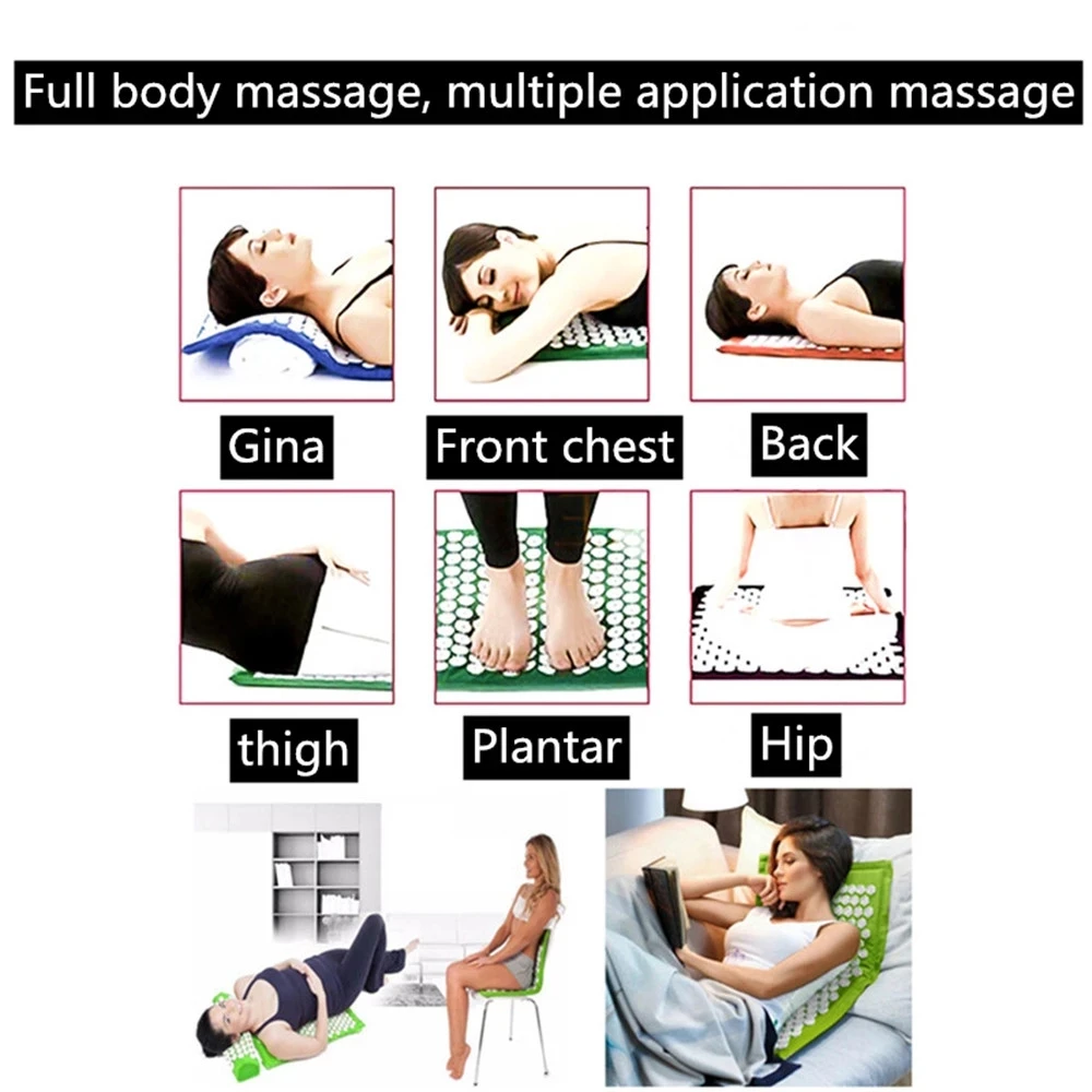 Massage Yoga Mat Lotus Ear Cushion Shiatsu Mat Muscle Health Care Relaxation Decompression Acupoint Acupuncture Yoga Mat+ Pillow
Massage Yoga Mat Lotus Ear Cushion Shiatsu Mat Muscle Health Care Relaxation Decompression Acupoint Acupuncture Yoga Mat+ Pillow
