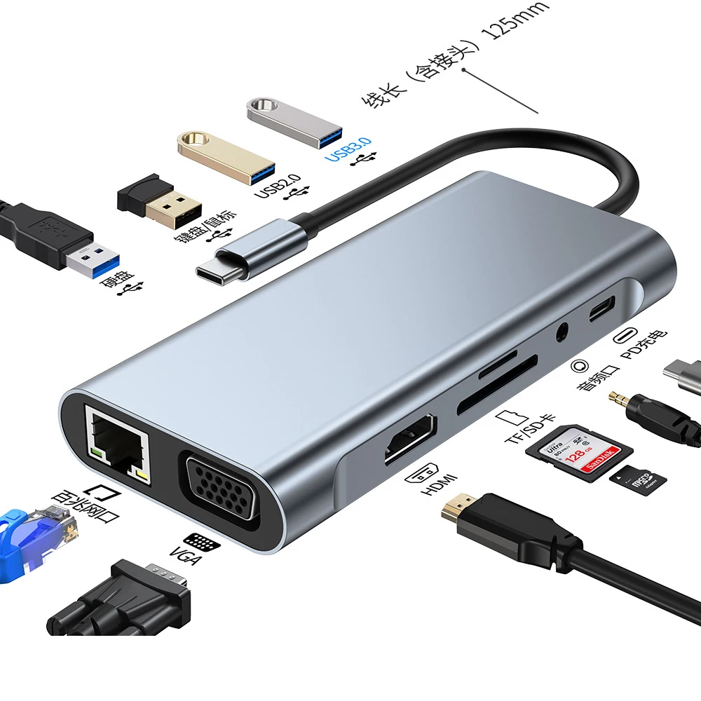 Концентратор USB C для Macbook Pro, концентратор с тройным дисплеем типа C, двойной HDMI-совместимый DP SD кардридер RJ45 3,5 мм 12 в 1, адаптер usb c dock
Концентратор USB C для Macbook Pro, концентратор с тройным дисплеем типа C, двойной HDMI-совместимый DP SD кардридер RJ45 3,5 мм 12 в 1, адаптер usb c dock