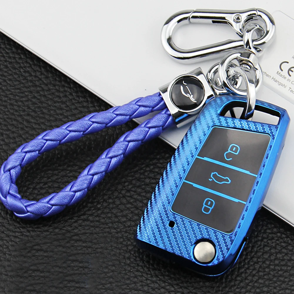 TPU Car Key Case Cover Holder Key Chain Ring for VW Volkswagen Tiguan Golf 7 Mk7 Polo For Skoda Kodiaq Rapid Octavia Protector 
TPU Car Key Case Cover Holder Key Chain Ring for VW Volkswagen Tiguan Golf 7 Mk7 Polo For Skoda Kodiaq Rapid Octavia Protector