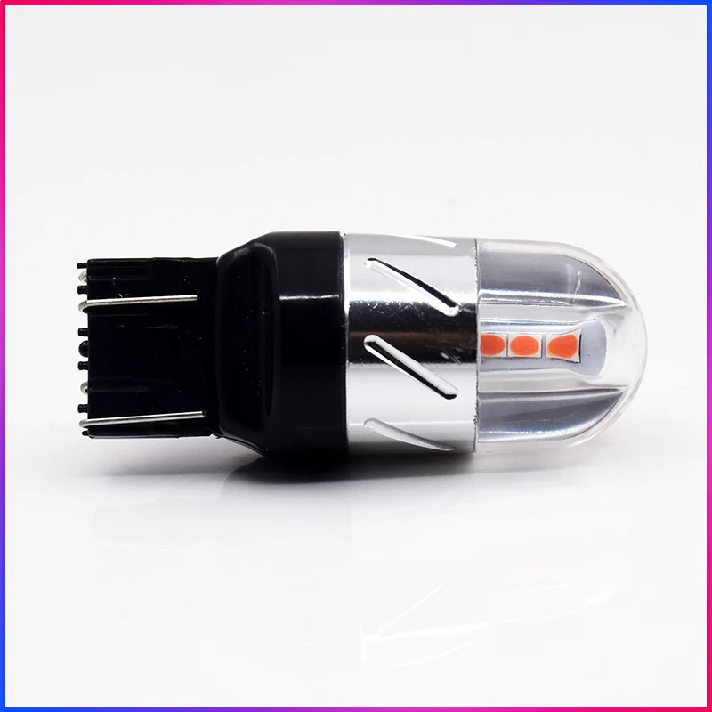 ShinMan 2 шт. 3030smd белый красный T20 7443 7444 W21/5 Вт Автомобильные светодиодные лампы