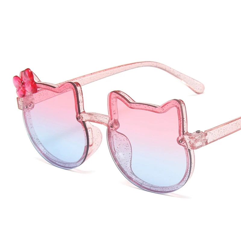 Cute Cat Ears Children's Sunglasses Fashion Shiny Bowknot Sun Glasses Anti-radiation for Boys and Girls Glasses Eyeglasses UV400
Cute Cat Ears Children's Sunglasses Fashion Shiny Bowknot Sun Glasses Anti-radiation for Boys and Girls Glasses Eyeglasses UV400