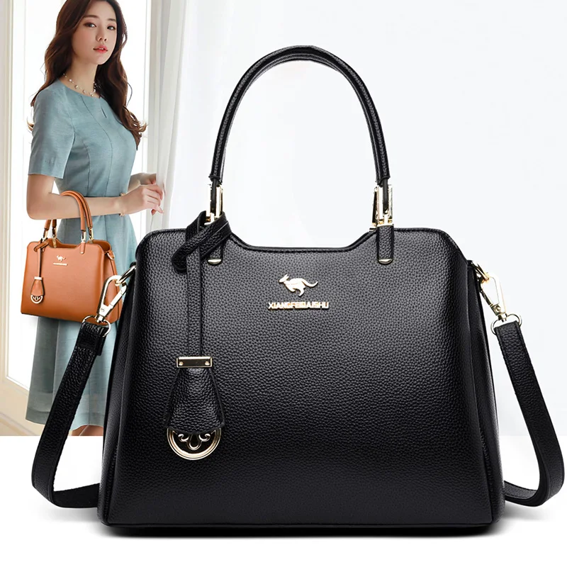 Luxury Fashion Shoulder Handbags for Women Big Leather Tote Bag Lychee Pattern Crossbody Bag Ladies All Match Messenger Bag Sac
Luxury Fashion Shoulder Handbags for Women Big Leather Tote Bag Lychee Pattern Crossbody Bag Ladies All Match Messenger Bag Sac