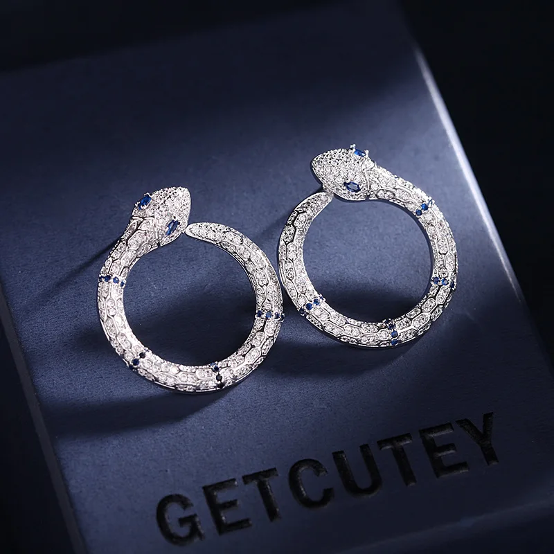 Fashion Personality Animal Snake Earrings For Women Creative Design Zircon Stud Earring 2021 Wedding Jewelry Female Brincos
Fashion Personality Animal Snake Earrings For Women Creative Design Zircon Stud Earring 2021 Wedding Jewelry Female Brincos