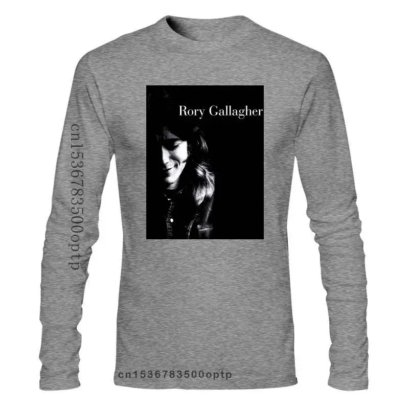 Новинка 2021 футболка Rory Gallagher с изображением блюз рок-музыканта Мужская черная