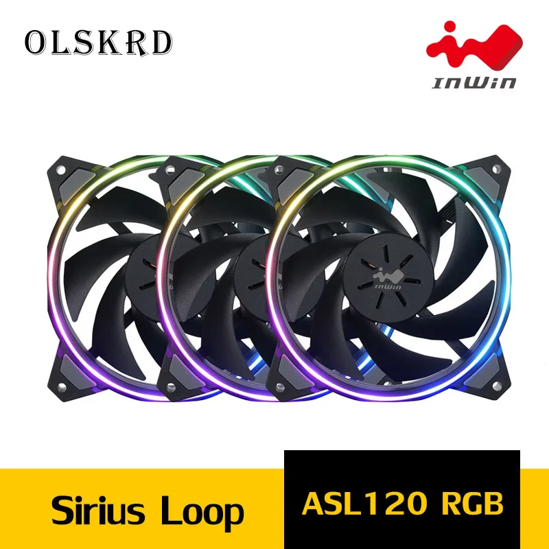 Olskrd PC Computer LED fan 120mm 4pin Desktop PC Computer Cooling Cooler Sirius InWin Loop ASL120 Silent Case Cooling rgb Fan
Olskrd PC Computer LED fan 120mm 4pin Desktop PC Computer Cooling Cooler Sirius InWin Loop ASL120 Silent Case Cooling rgb Fan
