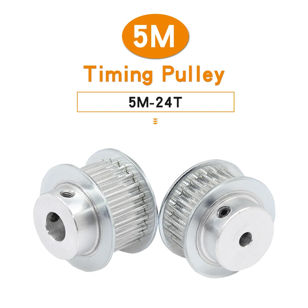Timing Pulley HTD5M-24T Bore 6/6.35/8/10/12/12.7/14/15/16/17/19/20 mm Aluminium Alloy Belt Pulley For Width 15/20mm Timing Belt
Timing Pulley HTD5M-24T Bore 6/6.35/8/10/12/12.7/14/15/16/17/19/20 mm Aluminium Alloy Belt Pulley For Width 15/20mm Timing Belt