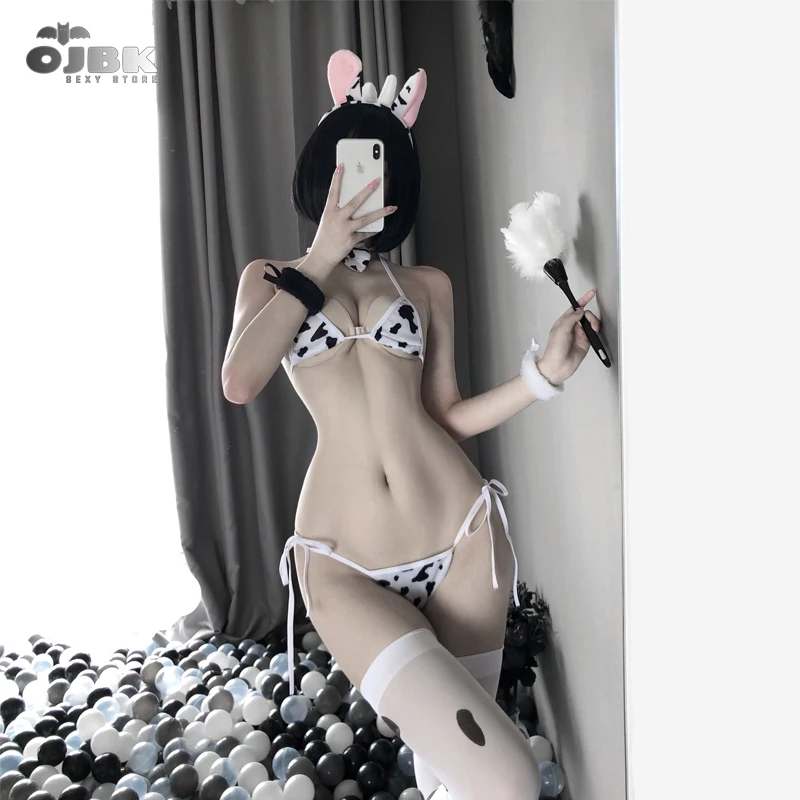 OJBK Cow Sexy Cosplay Costume Maid Tankini Swimsuit Anime Bikini Set Girls ,Swimwear Clothing Lolita Bra and Panty Set Stockings
OJBK Cow Sexy Cosplay Costume Maid Tankini Swimsuit Anime Bikini Set Girls ,Swimwear Clothing Lolita Bra and Panty Set Stockings