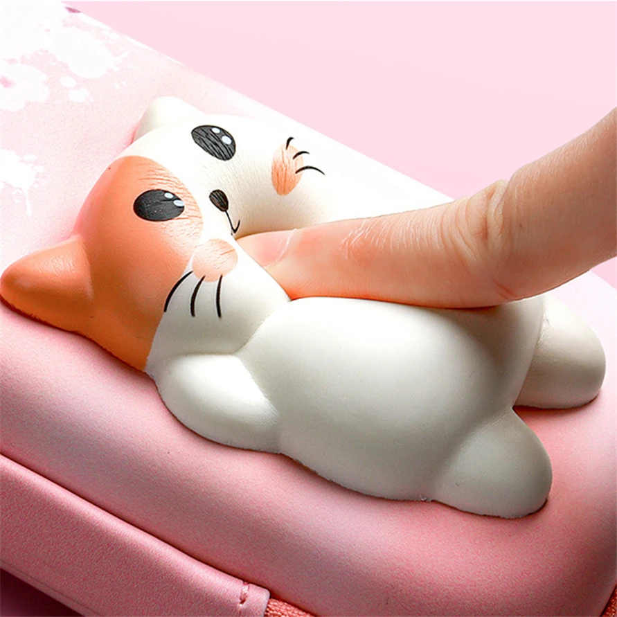 Kawaii Cat Pencil Cases Cute Piornik Stress Pencil Box Bag Estuche School Supplies For Girls Pencilcase Stationery Astuccio Etui
Kawaii Cat Pencil Cases Cute Piornik Stress Pencil Box Bag Estuche School Supplies For Girls Pencilcase Stationery Astuccio Etui