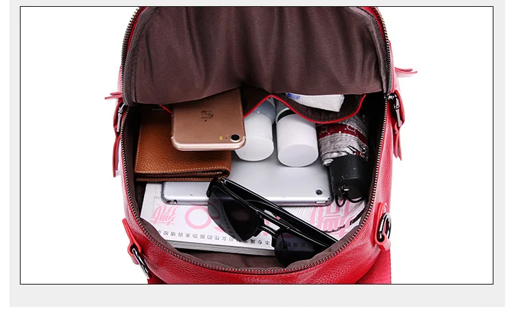 Fashion Korean Style Women Backpacks Real Leather Ladies Daypacks Black Zipper Big Travel Bags Mochilas Para Mujer 2021
Fashion Korean Style Women Backpacks Real Leather Ladies Daypacks Black Zipper Big Travel Bags Mochilas Para Mujer 2021
