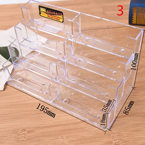 1pcs Desk Shelf Box storage Display Stand Acrylic Plastic Card Holder Clear Desktop Business Card Holder Clip Holder
1pcs Desk Shelf Box storage Display Stand Acrylic Plastic Card Holder Clear Desktop Business Card Holder Clip Holder