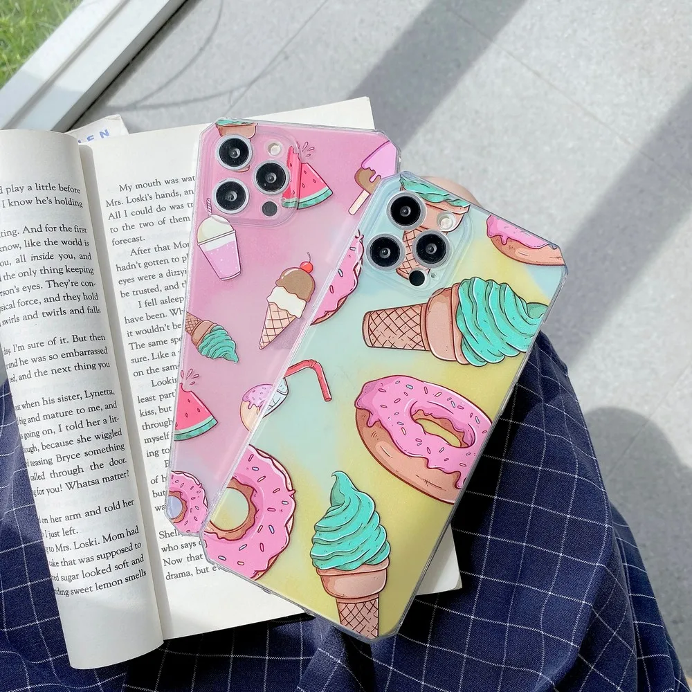 Чехол для iphone 11, 12 pro, XS Max, X, XR, 7, 8 Plus, SE мобильный телефон, 12, прозрачный, с изображением мороженого мобильный телефон
Чехол для iphone 11, 12 pro, XS Max, X, XR, 7, 8 Plus, SE мобильный телефон, 12, прозрачный, с изображением мороженого мобильный телефон
