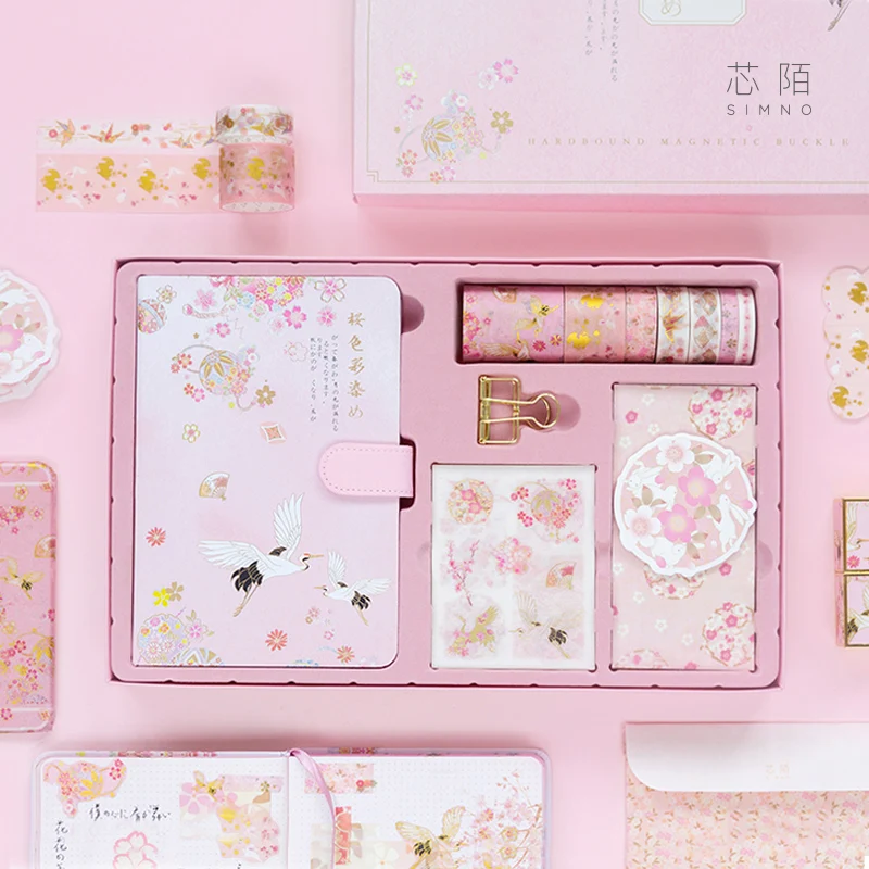 Chinese classical notebook with tape paper hand ledger set gift box hardcover girl diary student school stationery Christmas
Chinese classical notebook with tape paper hand ledger set gift box hardcover girl diary student school stationery Christmas
