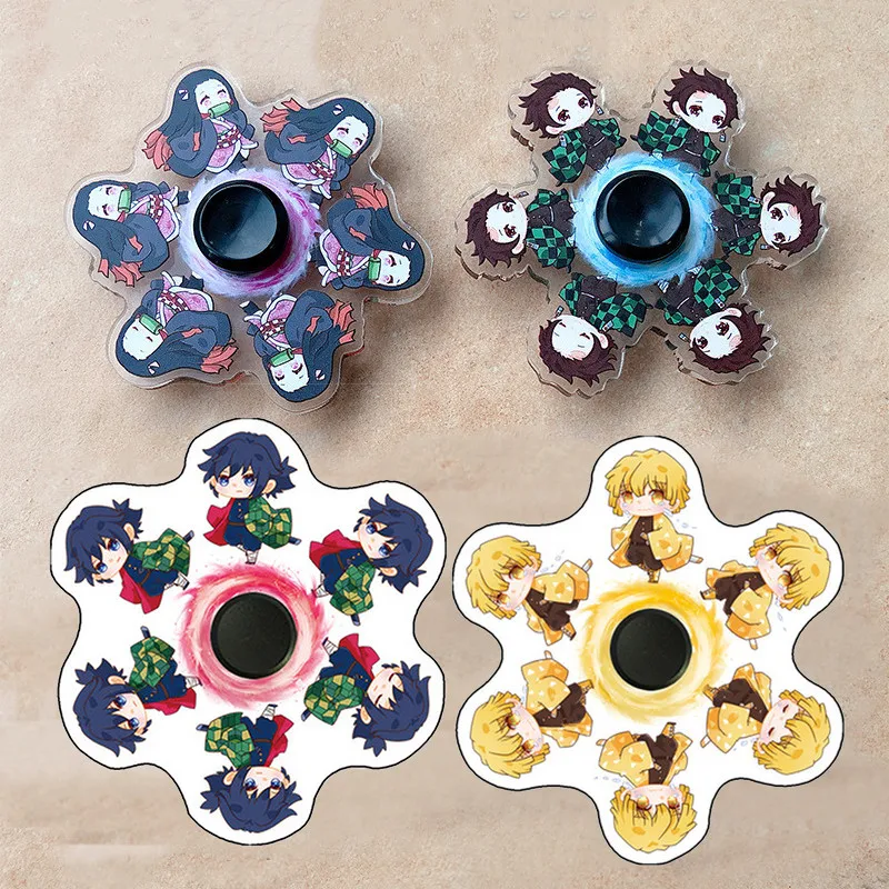 Demon Slayer Kamado Tanjirou Zenitsu Anime Characters Unzip The Rotation Gyroscope Fingertips Dynamic Finger Play with Toys
Demon Slayer Kamado Tanjirou Zenitsu Anime Characters Unzip The Rotation Gyroscope Fingertips Dynamic Finger Play with Toys