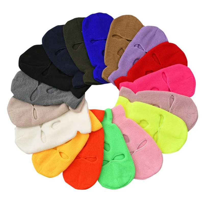 3 Hole Full Face Masks Men Autumn Winter Elastic Ski Caps Balaclava Outdoor Keep Warm Hats Women Knitting Mask Hat Trendy Hood
3 Hole Full Face Masks Men Autumn Winter Elastic Ski Caps Balaclava Outdoor Keep Warm Hats Women Knitting Mask Hat Trendy Hood