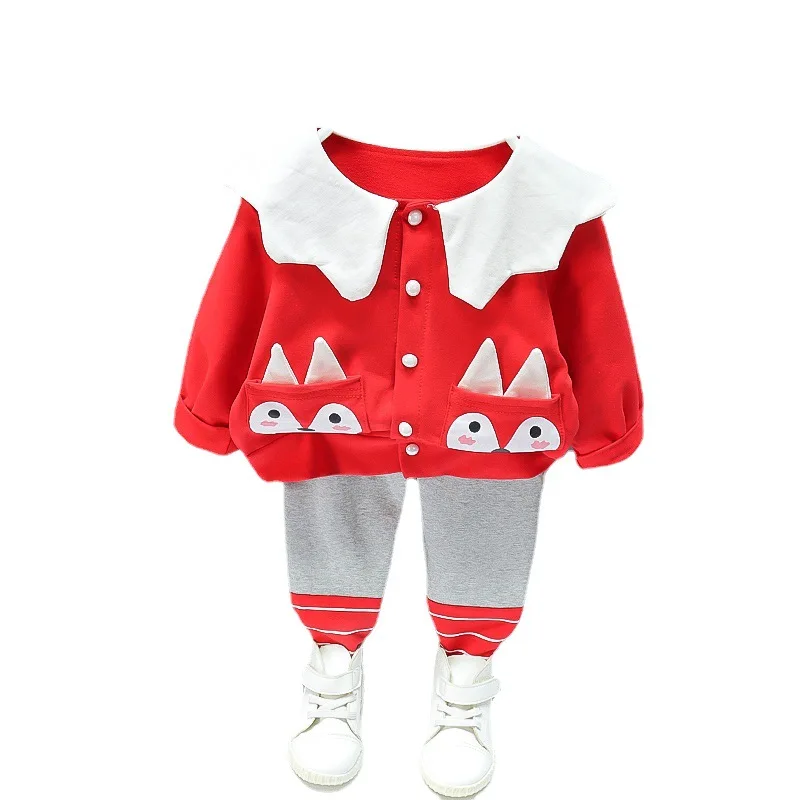 New Spring Autumn Cute Baby Girl Clothing Set Toddler Kid Cotton Long Sleeve Coat+ Leggings Pants 2Pcs Outfits 1 2 3 4 5 Years
New Spring Autumn Cute Baby Girl Clothing Set Toddler Kid Cotton Long Sleeve Coat+ Leggings Pants 2Pcs Outfits 1 2 3 4 5 Years