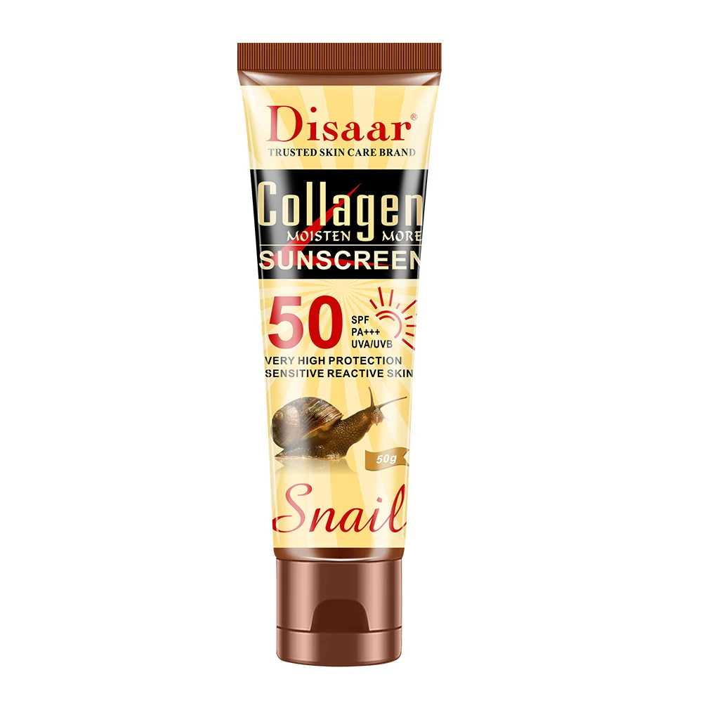 Disaar Sunscreen Collagen Snail Sunscreen Summer Body Face Isolation Uv Sunscreen Lotion Spf50pa++ Skin Protection
Disaar Sunscreen Collagen Snail Sunscreen Summer Body Face Isolation Uv Sunscreen Lotion Spf50pa++ Skin Protection