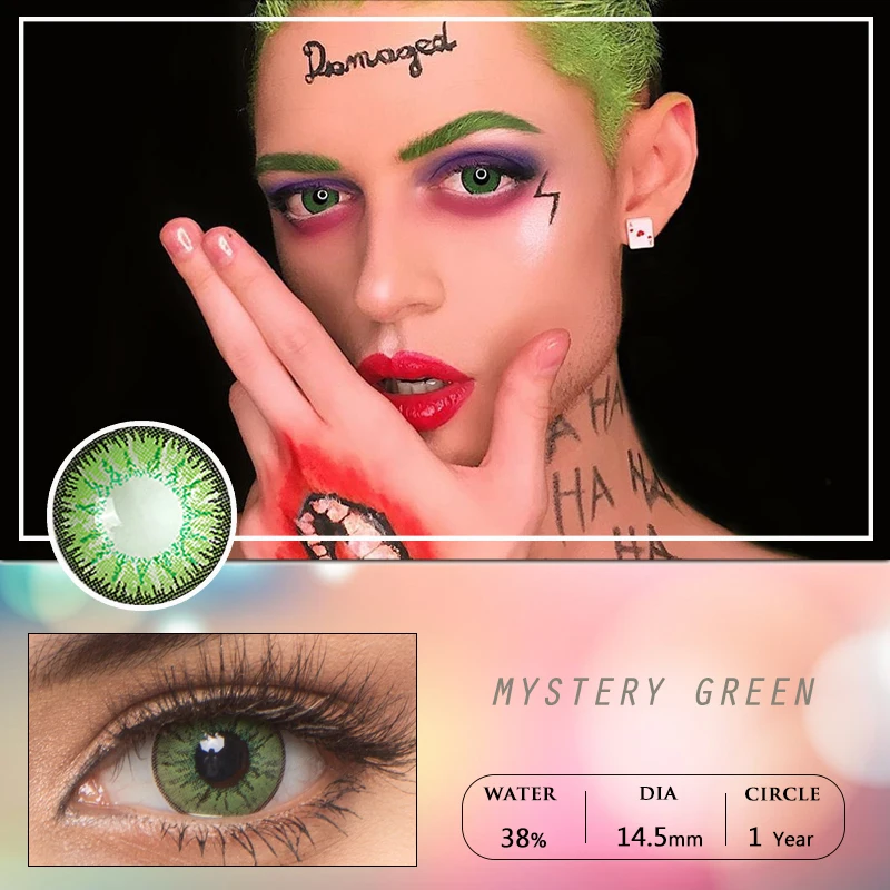Женская/1 пара, косметические контактные линзы для макияжа глаз
Женская/1 пара, косметические контактные линзы для макияжа глаз