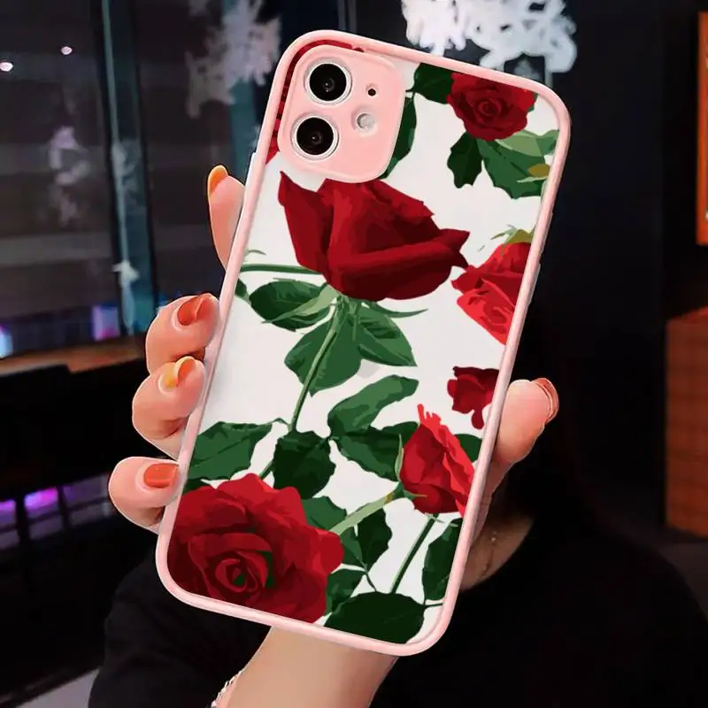 Vintage flower rose Phone Cases matte transparent For iphone 7 8 11 12 plus mini x xs xr pro max cover 
Vintage flower rose Phone Cases matte transparent For iphone 7 8 11 12 plus mini x xs xr pro max cover