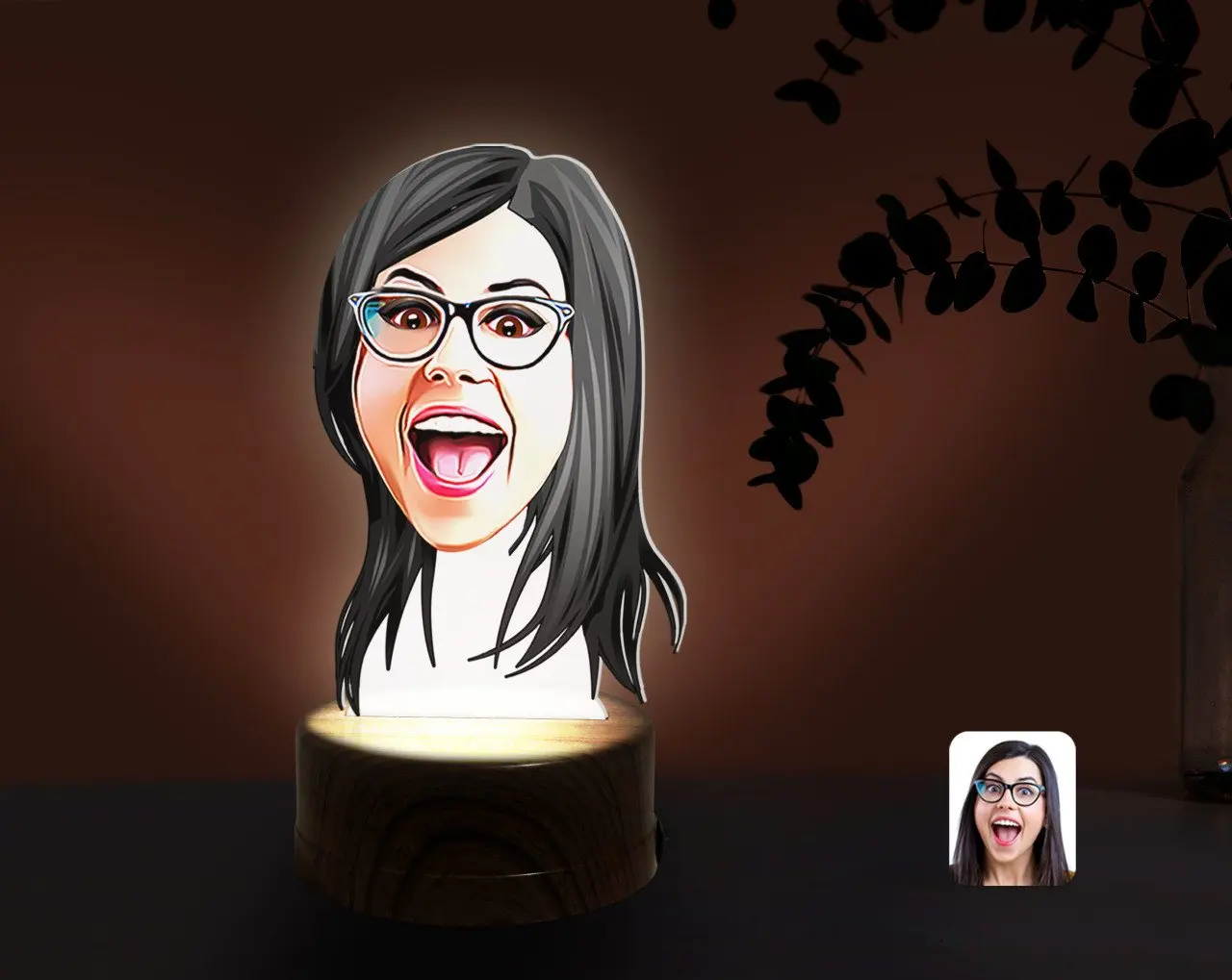 Personalized Women 'S Face Caricature Of DECORATIVE 3D TRINKET LED Illuminated Night Lambası-2 Reliable Modern Simple Gift Custom Design moment
Personalized Women 'S Face Caricature Of DECORATIVE 3D TRINKET LED Illuminated Night Lambası-2 Reliable Modern Simple Gift Custom Design moment