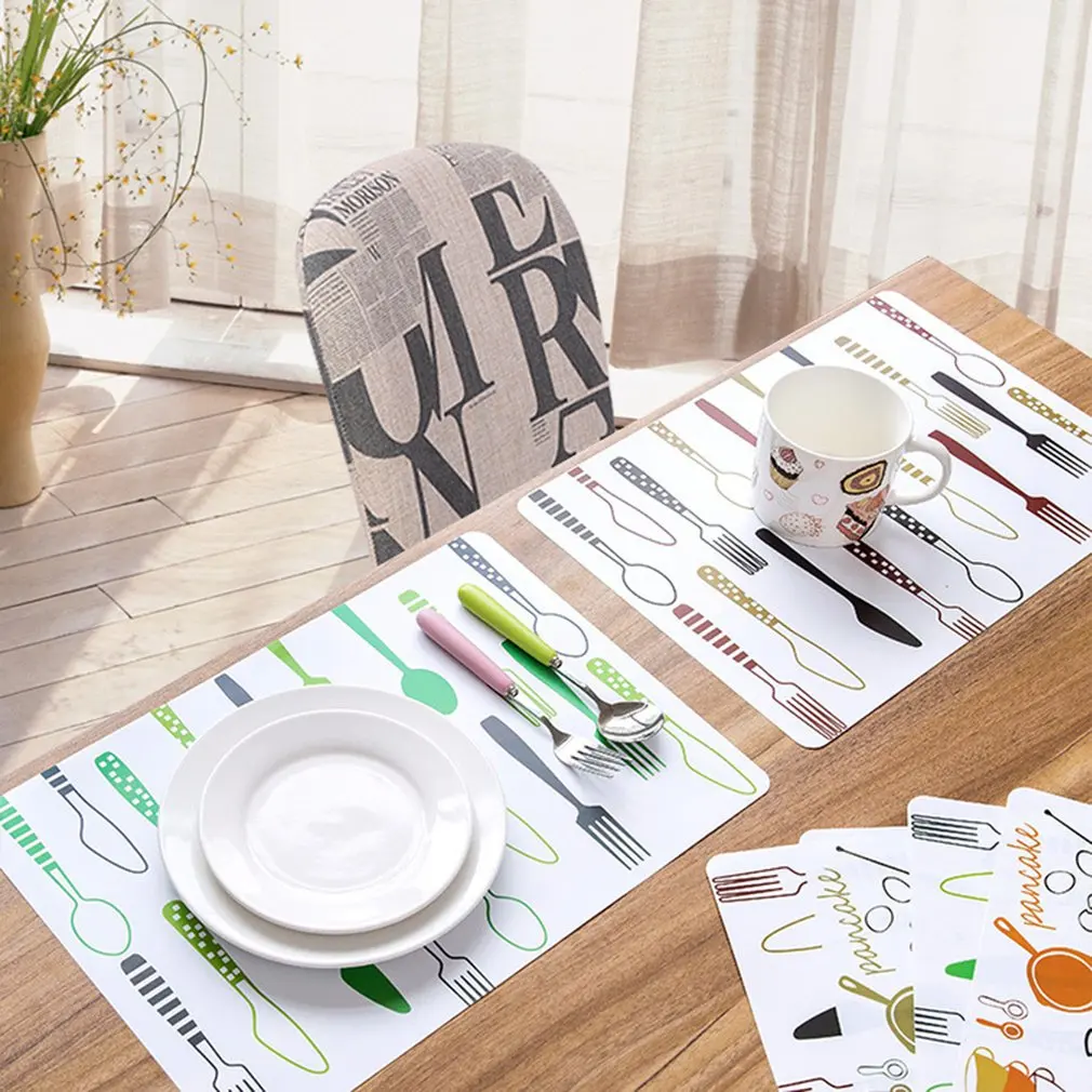 European Waterproof Table Mat Plastic Heat Pad Creative Printing Place Mat Bowl Mat Pot Rectangular Pp Insulation Mat
European Waterproof Table Mat Plastic Heat Pad Creative Printing Place Mat Bowl Mat Pot Rectangular Pp Insulation Mat