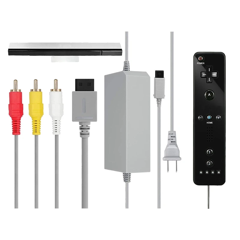 3 In 1 Combo- AC Power Adapter Etc With Wireless Dual-Section Control Handle, For Nintendo Wii Wii U US Plug
3 In 1 Combo- AC Power Adapter Etc With Wireless Dual-Section Control Handle, For Nintendo Wii Wii U US Plug