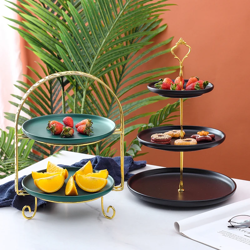 Fashion creative pastry double-layer cake tray display stand European style simple fruit plate wrought-iron snack rack LB81816
Fashion creative pastry double-layer cake tray display stand European style simple fruit plate wrought-iron snack rack LB81816