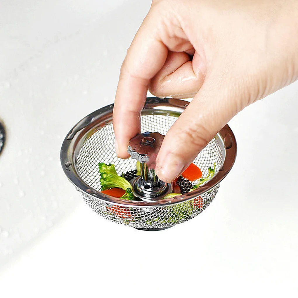 Kitchen Water Sink Filter Stainless Steel Bathtub Hair Catcher Stopper Shower Drain Hole Filter Trap Kitchen Metal Sink Strainer
Kitchen Water Sink Filter Stainless Steel Bathtub Hair Catcher Stopper Shower Drain Hole Filter Trap Kitchen Metal Sink Strainer