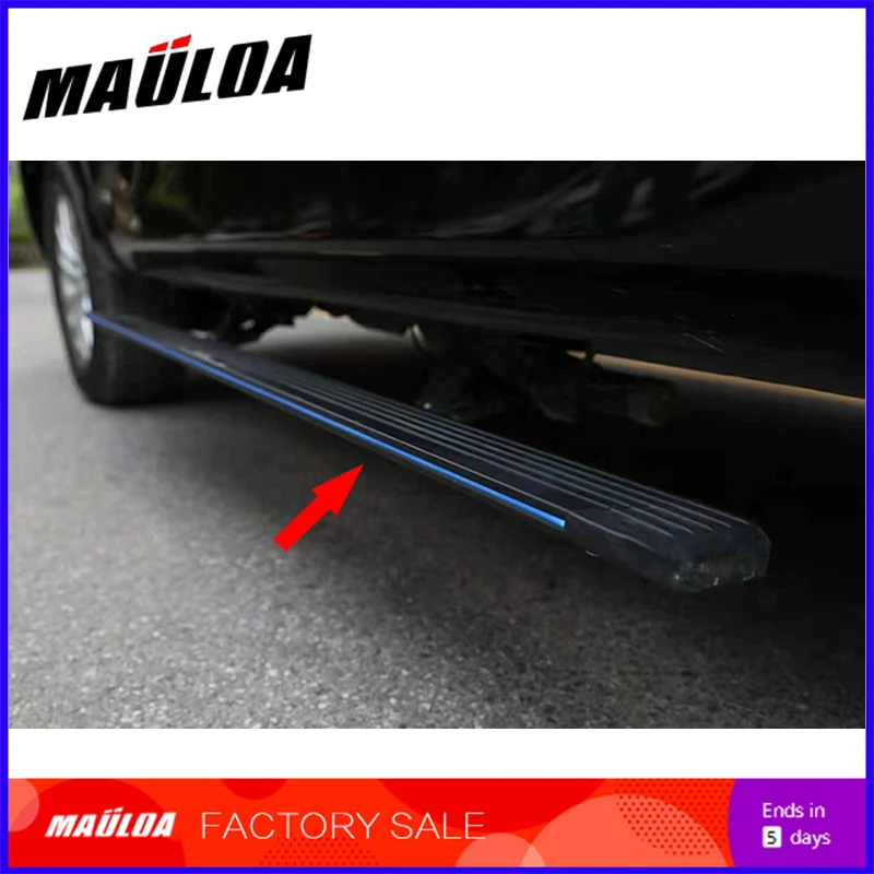 High quality aluminium alloy Automatic scaling Electric pedal side step running board with light for X6
High quality aluminium alloy Automatic scaling Electric pedal side step running board with light for X6