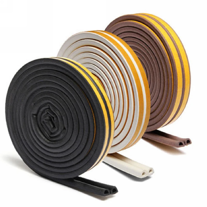 5M D/E/P Type Foam Weather Draught Excluder Adhesive Casement Door Windows Seal Strip Soundproofing Anti-collision Rubber Tape
5M D/E/P Type Foam Weather Draught Excluder Adhesive Casement Door Windows Seal Strip Soundproofing Anti-collision Rubber Tape