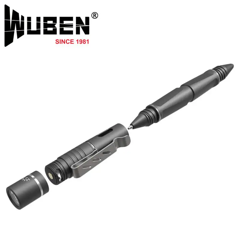 WUBEN TP10 Tactical Pen Light Flashlight USB Rechargeable LED Flashlight Glass Breaker Writing Ballpoint Pen for Self Defense
WUBEN TP10 Tactical Pen Light Flashlight USB Rechargeable LED Flashlight Glass Breaker Writing Ballpoint Pen for Self Defense