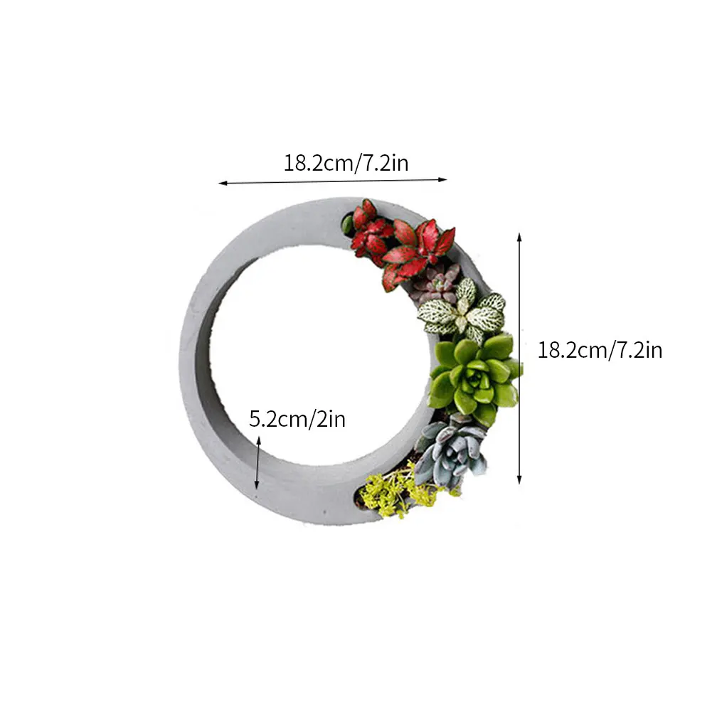 Flower Pot Silicone Mold Succulent Planter Round Cement Resin Mould Vase DIY Tool 3D Succulent Plant Flower Pot Module New
Flower Pot Silicone Mold Succulent Planter Round Cement Resin Mould Vase DIY Tool 3D Succulent Plant Flower Pot Module New