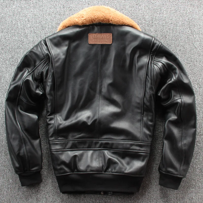 2021 Men's Vintage Genuine Leather Jacket Air Force Cowhide Jackets Real Leather Bomber Coat for Male
2021 Men's Vintage Genuine Leather Jacket Air Force Cowhide Jackets Real Leather Bomber Coat for Male